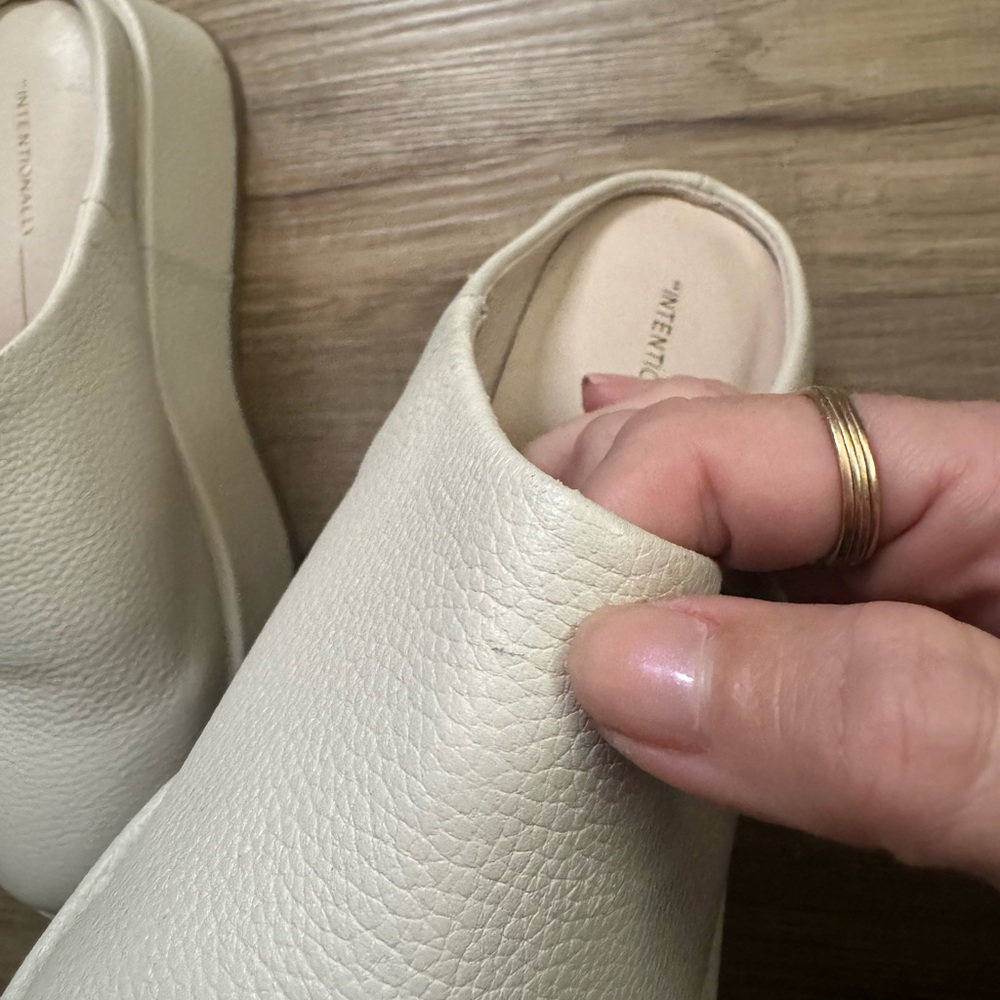 Intentionally Blank Risen Platform Mule Leather - image 7